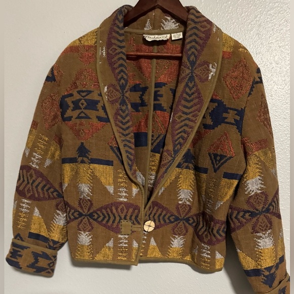 Vintage Aztec Patterned Jacket flashback brand - Picture 1 of 10